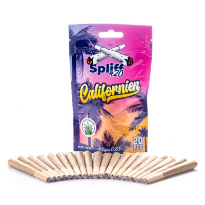 Achetez 20 Prerolls Californien Infuspliff - Preroll CBD de Qualité Su