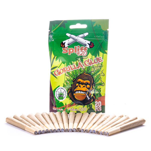 20 Prerolls Gorilla Glue sachet infuspliff - Preroll CBD