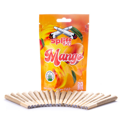 Achetez 20 Prerolls Mango Infusés CBD - Détente & Saveur | Boutique en